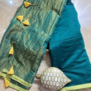 Mul Cotton Zari Weaving Saree