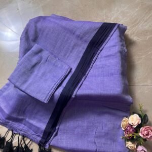 Plain Mul Cotton Saree