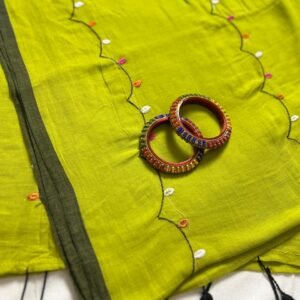 Mul cotton with embroidery