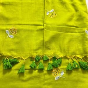 Mul cotton with embroidery