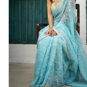 Kota silk Floral embroidery