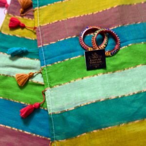 Mul cotton multicolour weaving