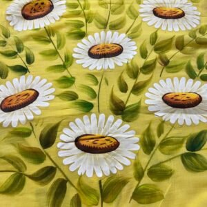 Mul cotton with hand painted