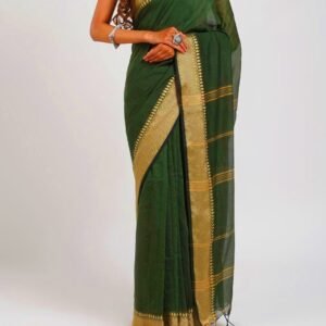 Khadi cotton weaving saree