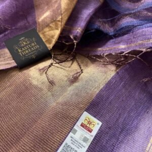 Pure Linen with zari